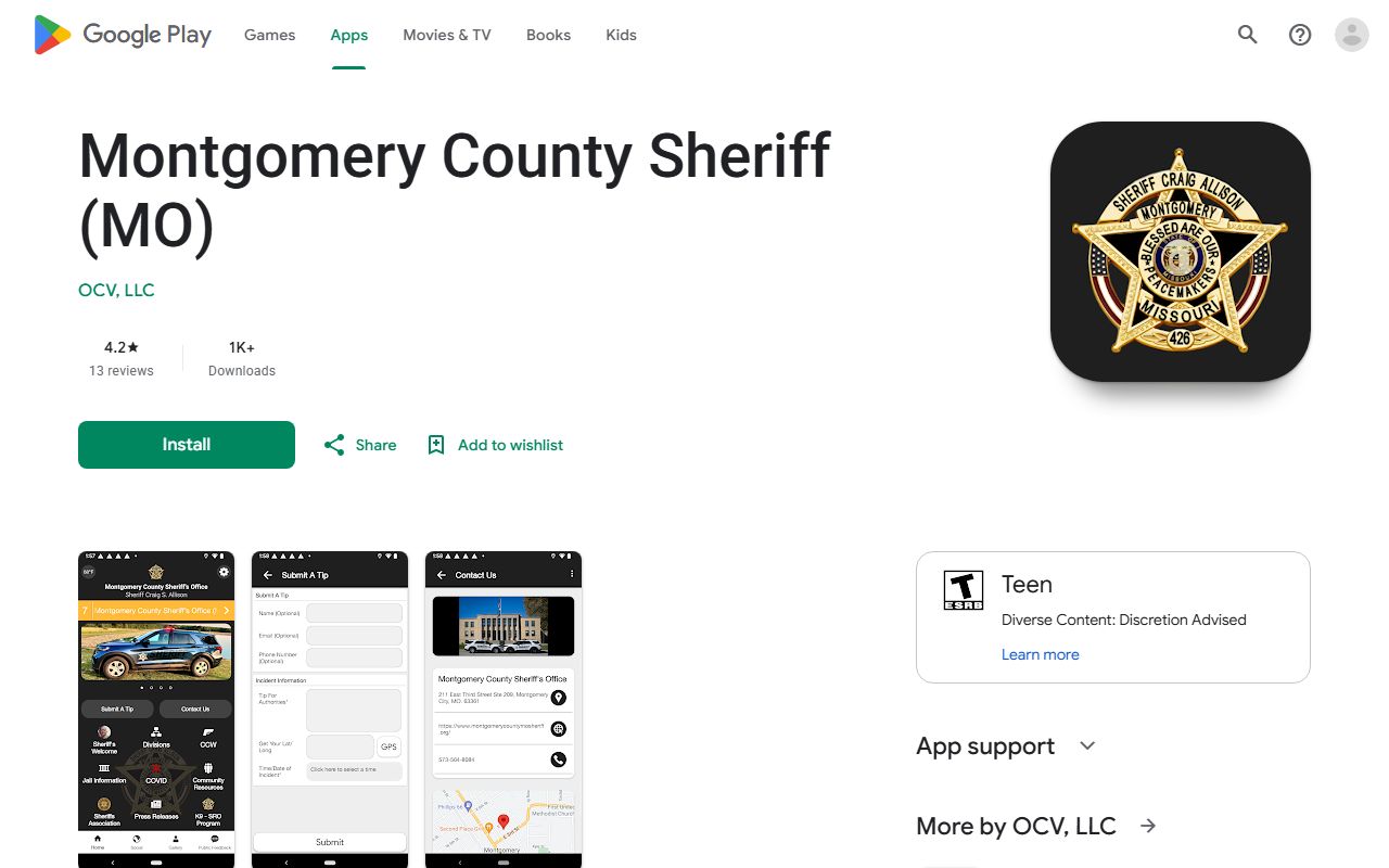 Montgomery County jail mugshots sheriff app recent arrests listing